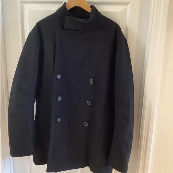 MEN TOMMY HILFIGER NAVY WOOL JACKET - Picture 3 of 11